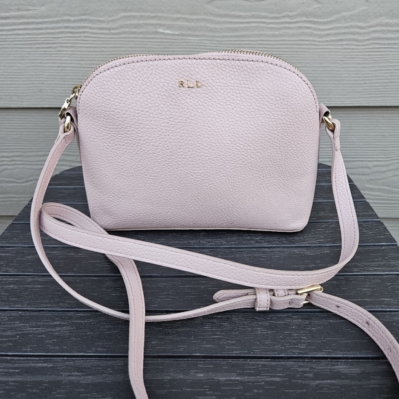 Ralph Lauren Handbags - Ralph Lauren Andover Light Pink Crossbody Bag Small Mini Purse Long Strap